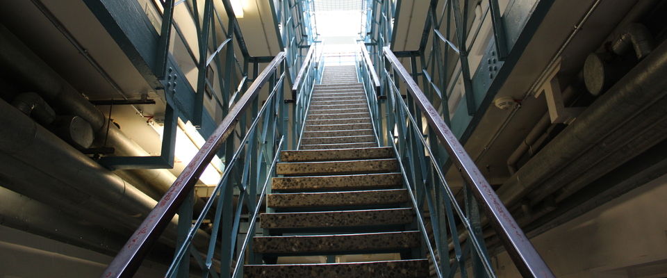 Treppe im Hafthaus